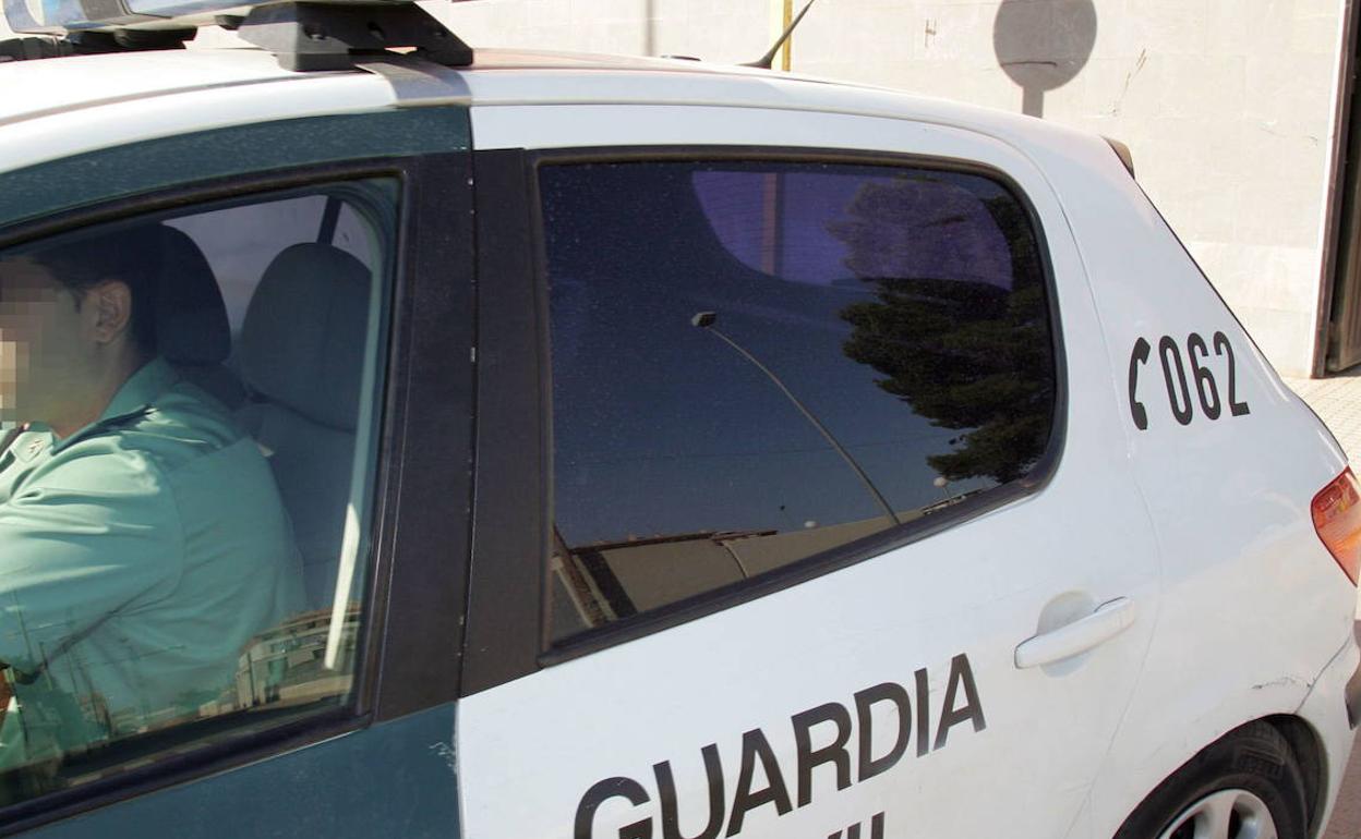 Un vehículo de la Guardia Civil. 
