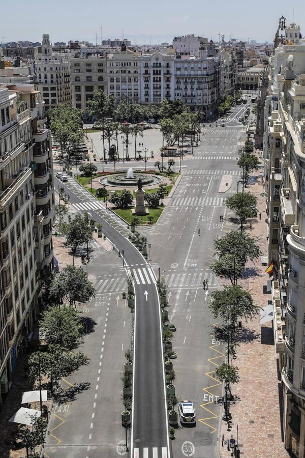 Fotos: Maceteros de la plaza del Ayuntamiento de Valencia