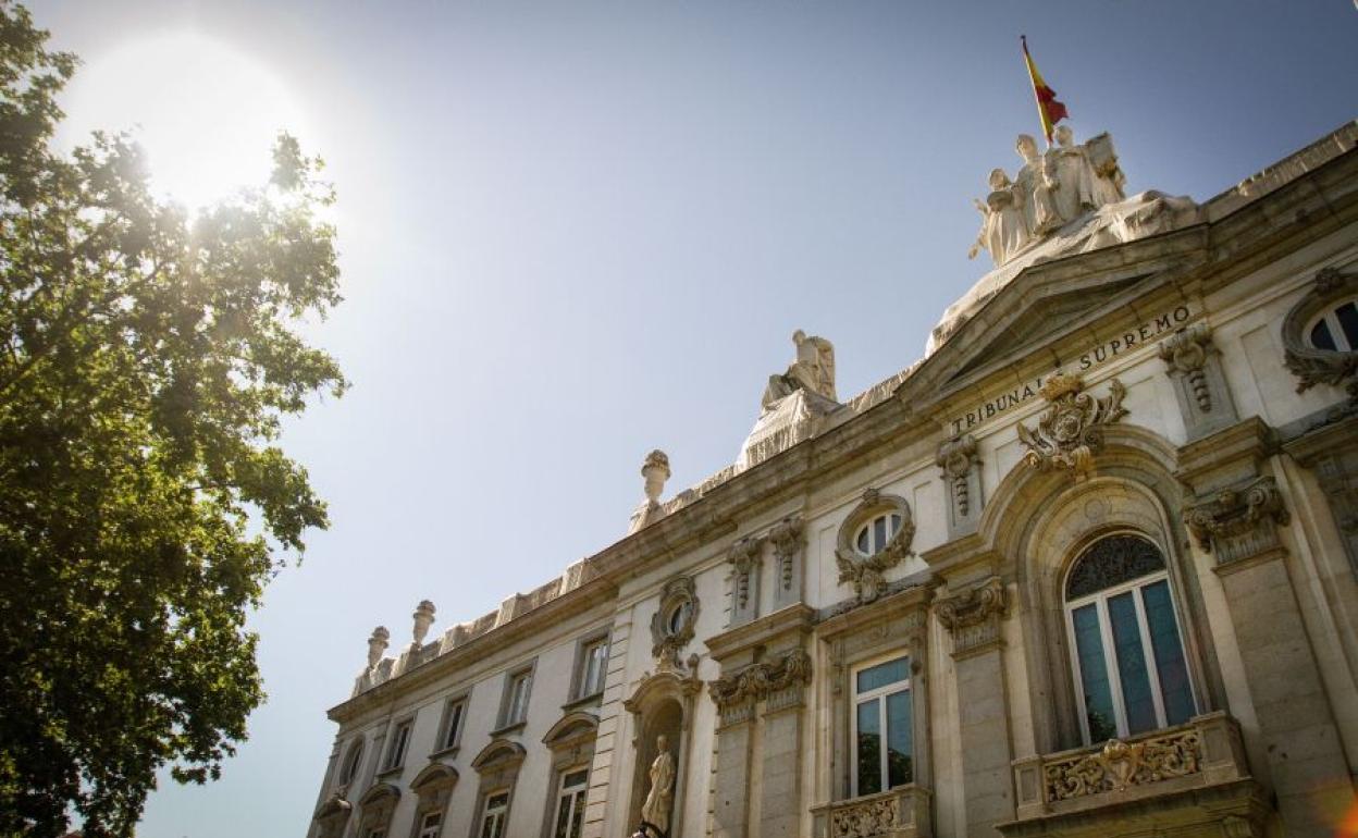 Fachada del Tribunal Supremo de Madrid.