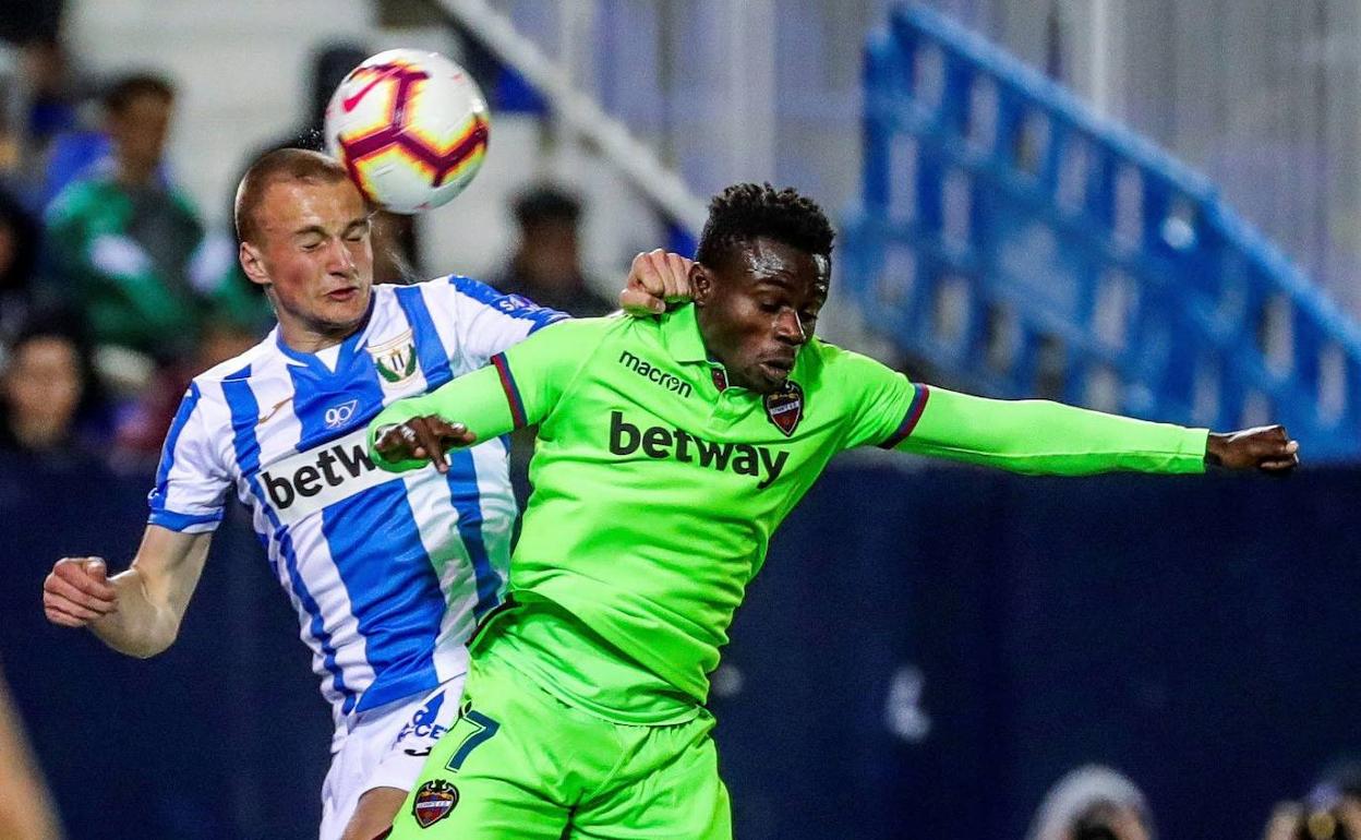 Simon, en un partido contra el Leganés