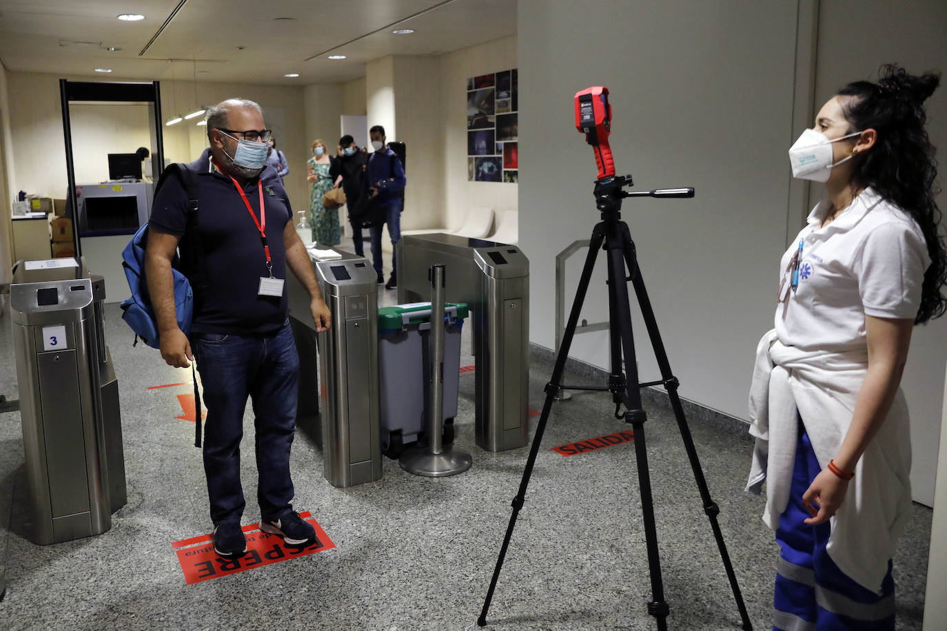 Fotos: Primer ensayo de la Orquestra del Palau de les Arts durante la desescalada de la pandemia del Covid-19