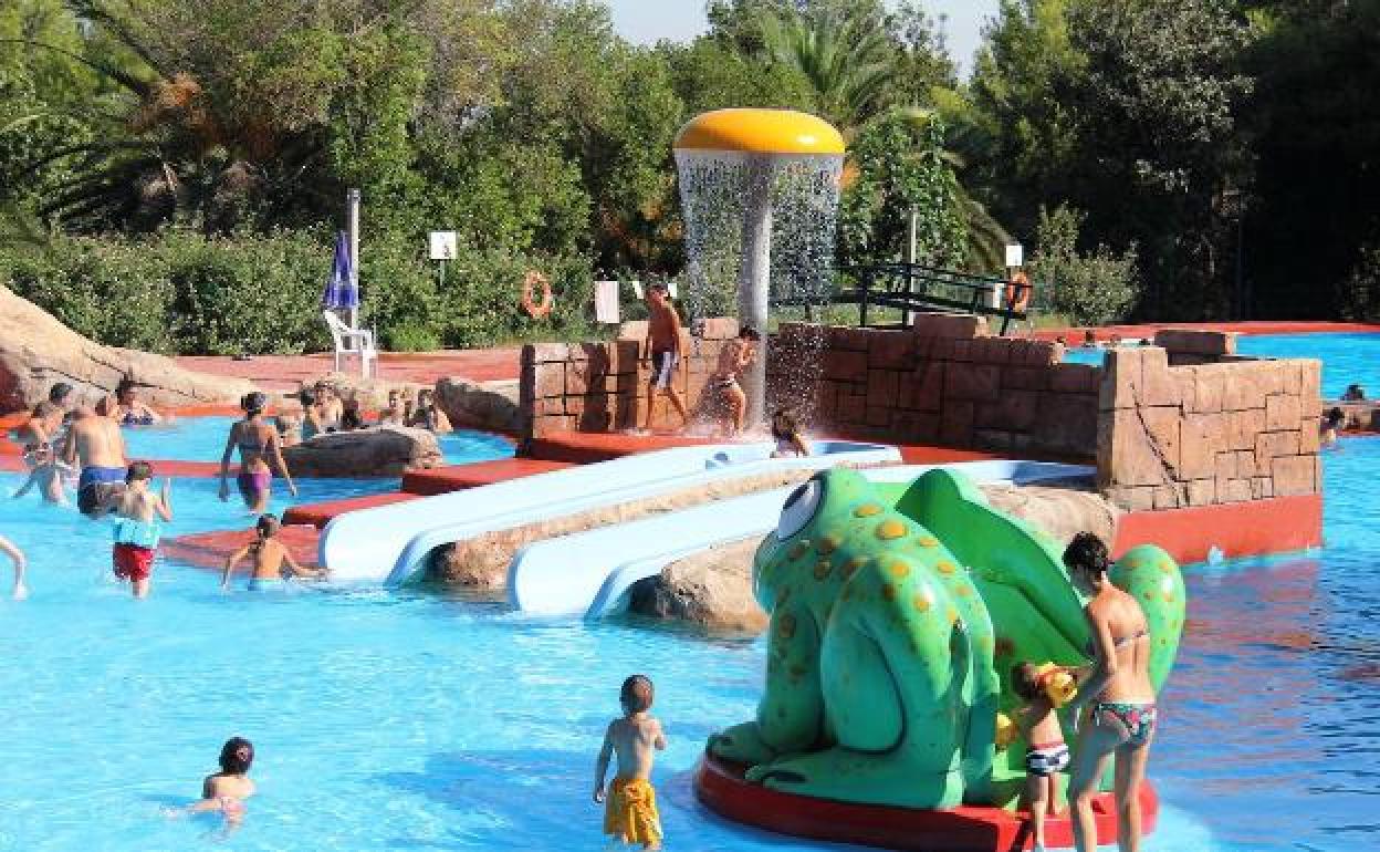 El parque acuático de Torrent en su apertura, el año pasado.