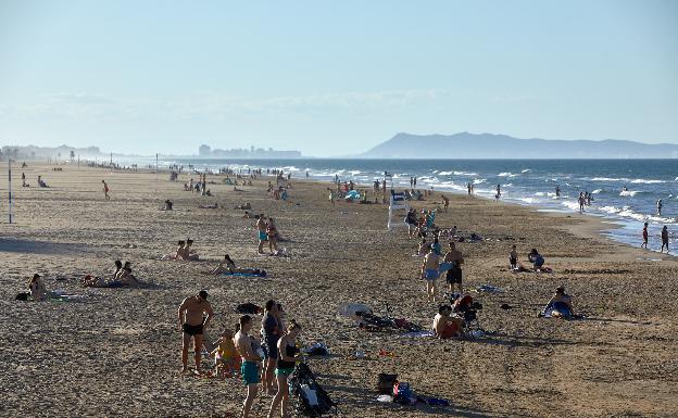 Gandia ofrecerá material para parcelas su playa. 