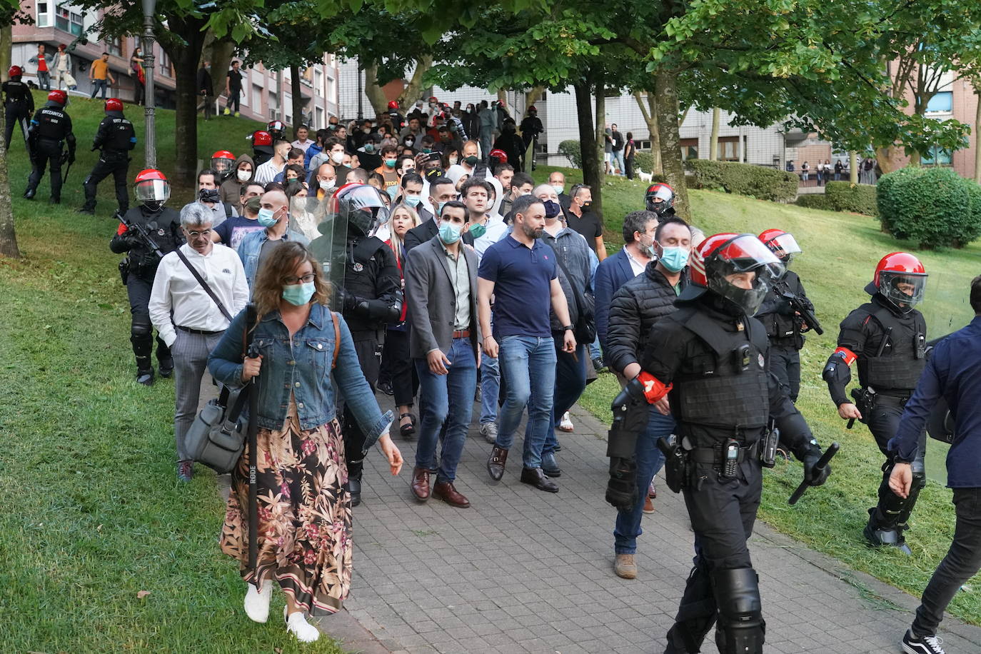 Fotos: Agresión a Vox en Sestao (Vizcaya)