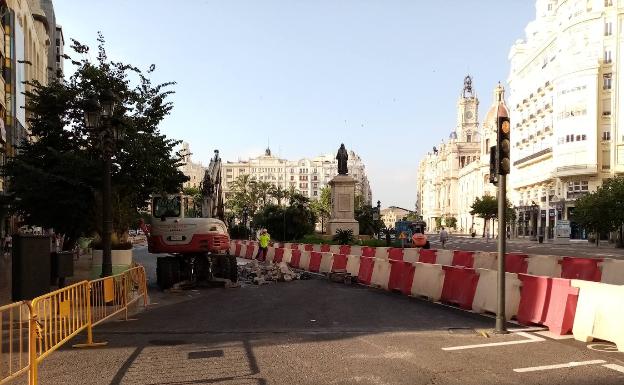 Las obras vuelven a la Plaza