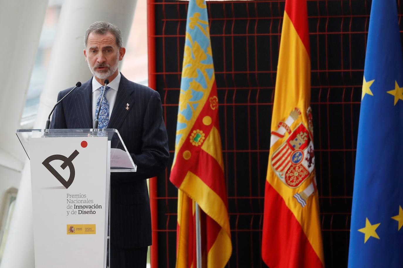 Don Felipe y Doña Letizia entregan en el Museo de las Ciencias los Premios Nacionales de Diseño al presidente de Iberdrola, Ignacio Galán, a Porcelanosa, a la empresa Point y a la diseñadora Marisa Gallén