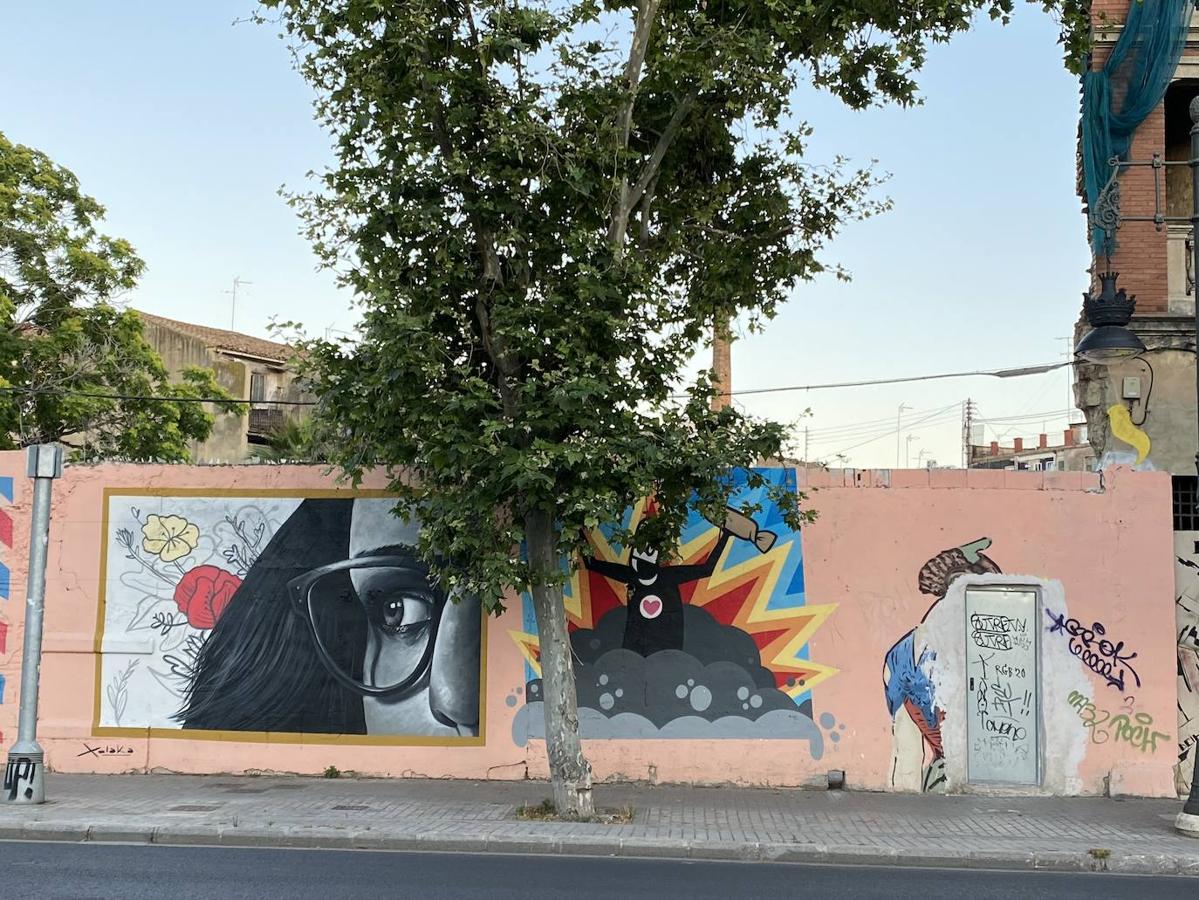 Street Art en calle Blanquerías. 