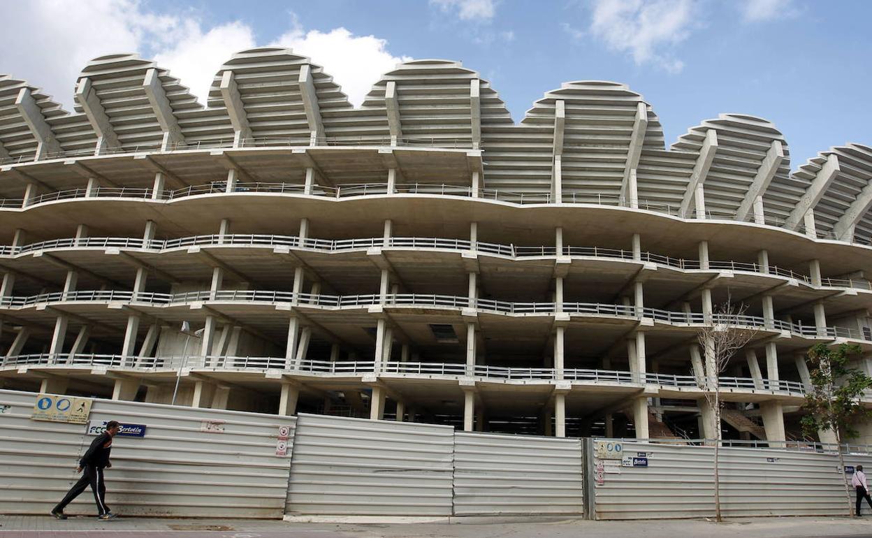 El nuevo estadio, en la avenida Cortes Valencianas. 