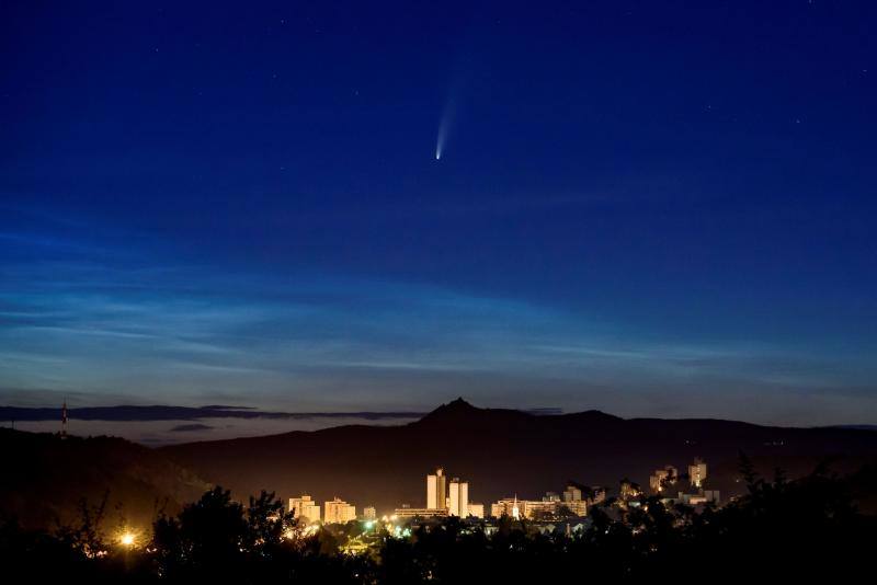 Fotos: Fotos del paso del cometa Neowise, que se puede ver a simple vista