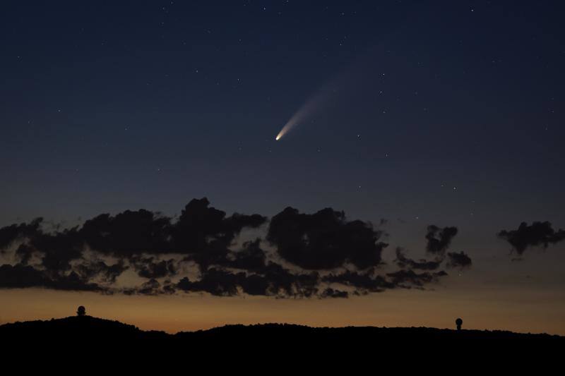 Fotos: Fotos del paso del cometa Neowise, que se puede ver a simple vista