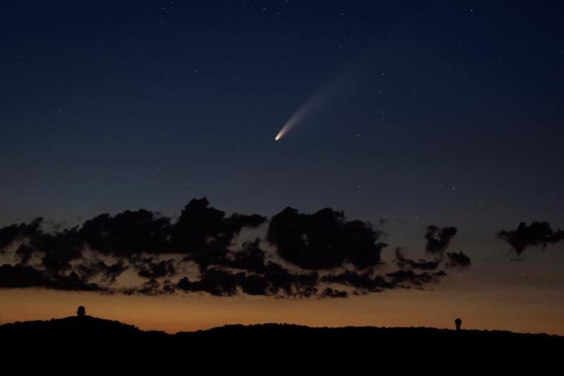 Fotos: Fotos del paso del cometa Neowise, que se puede ver a simple vista