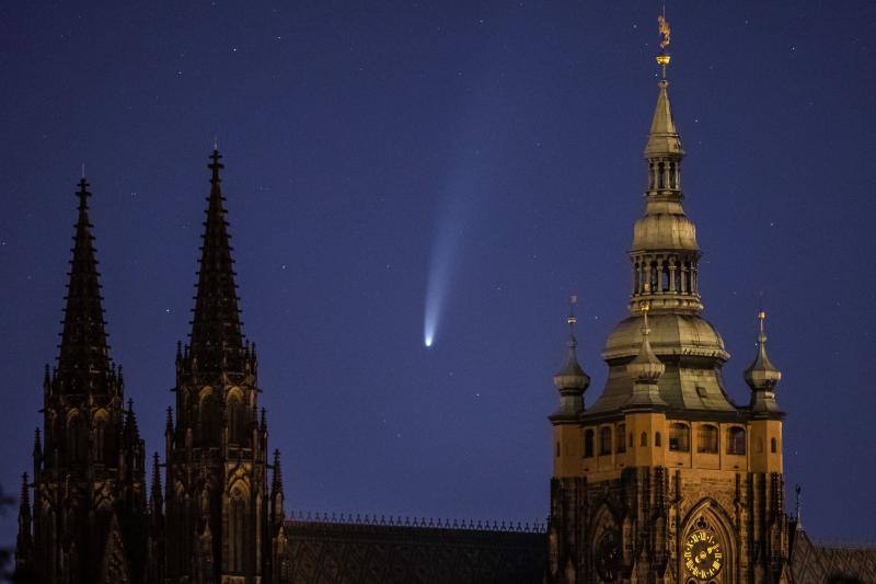 Fotos: Fotos del paso del cometa Neowise, que se puede ver a simple vista