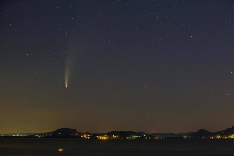 Fotos: Fotos del paso del cometa Neowise, que se puede ver a simple vista