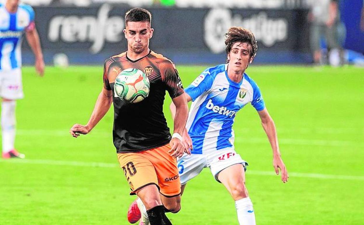 Ferran, en el partido ante el Leganés. 