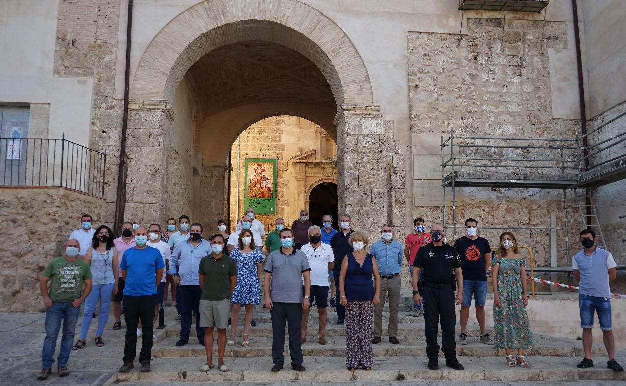 Los miembros del consejo sectorial de Cultura que se reunía para decidir sobre las fiestas. 