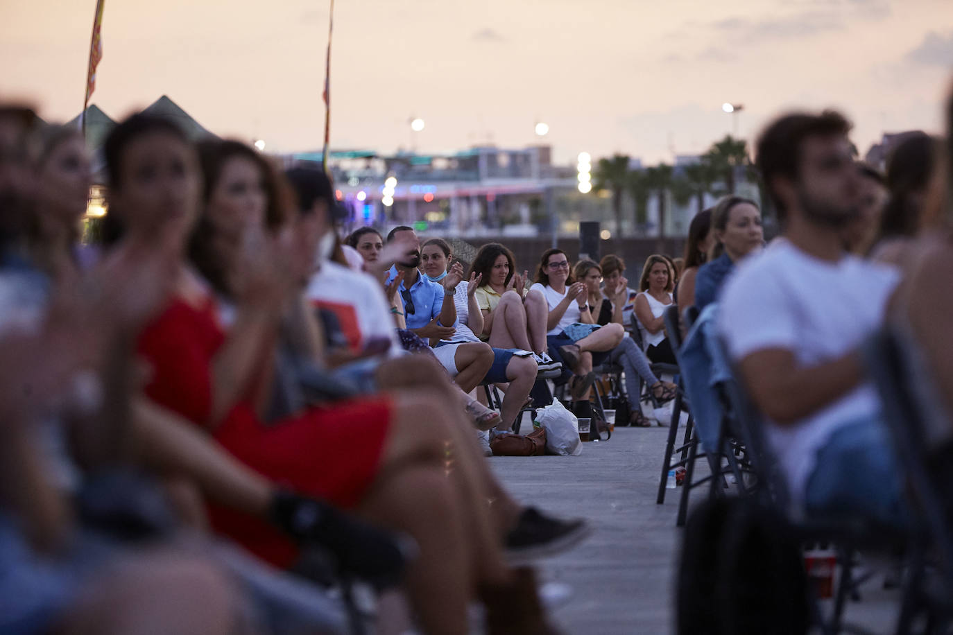 Fotos: Primer concierto en la Marina tras el estado de alarma