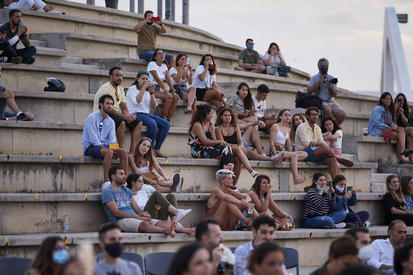 Fotos: Primer concierto en la Marina tras el estado de alarma