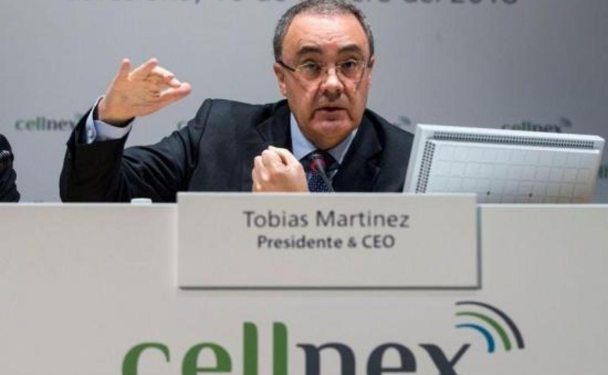 El consejero delegado de Cellnex, Tobías Martínez.