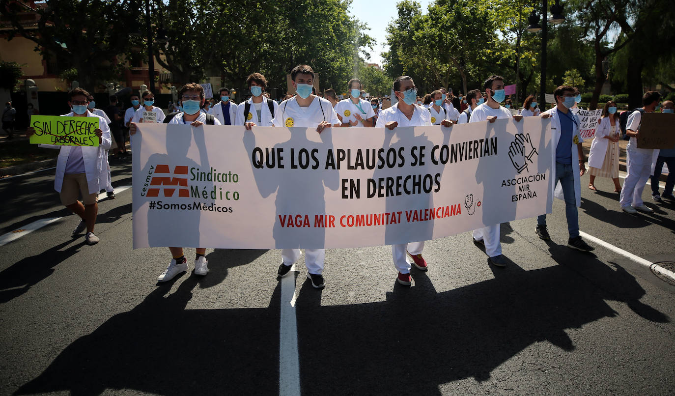 Huelga de MIR en los hospitales valencianos