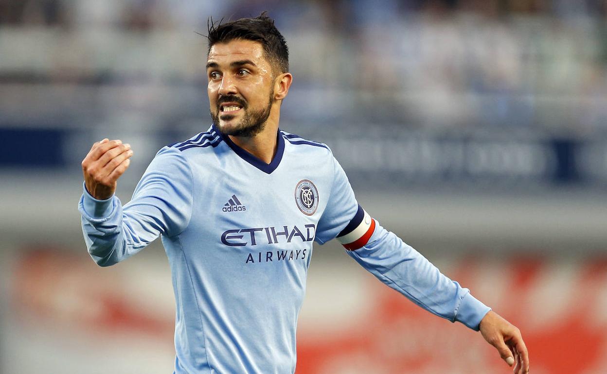 David Villa, en el New York City. 