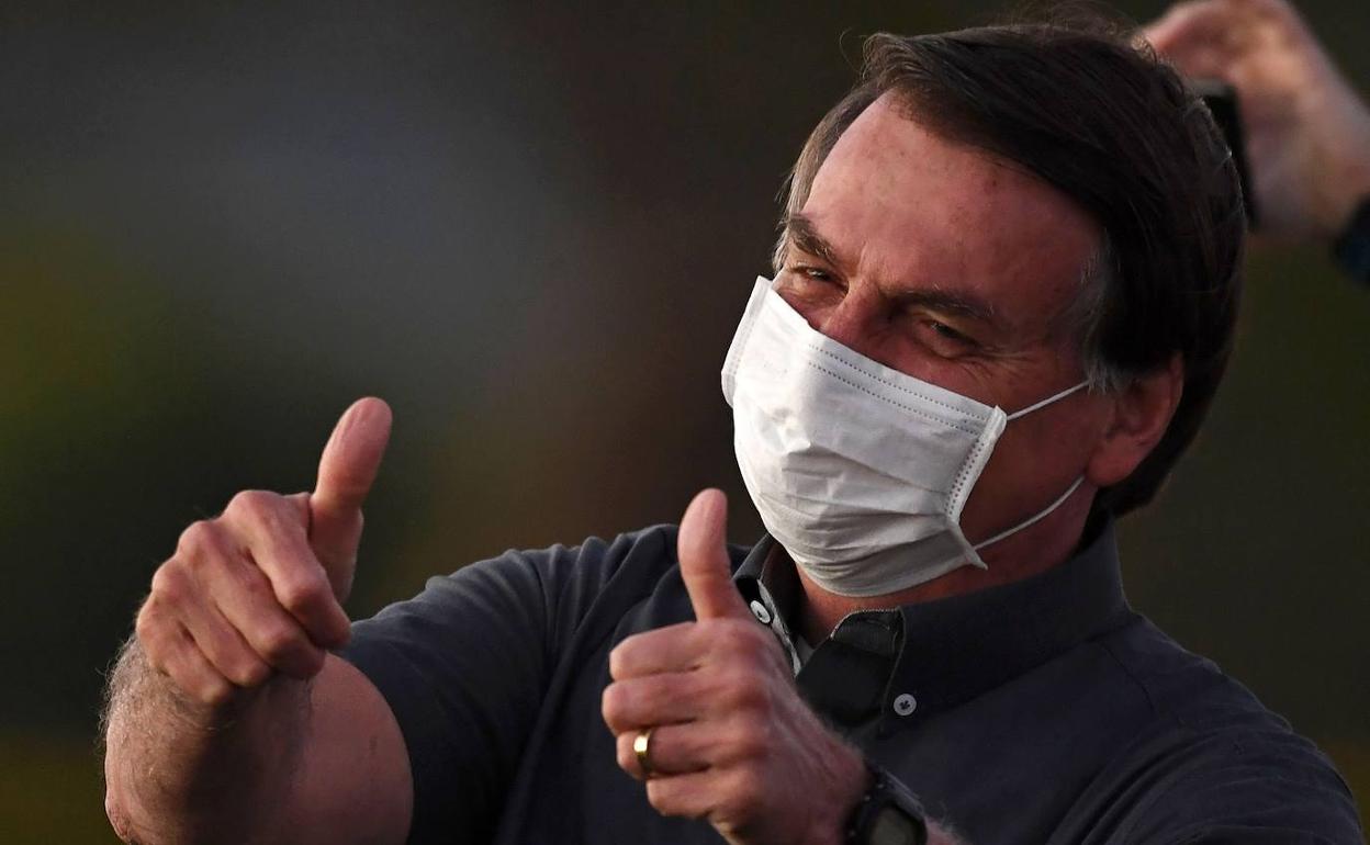 El presidente de Brasil, Bolsonaro. 