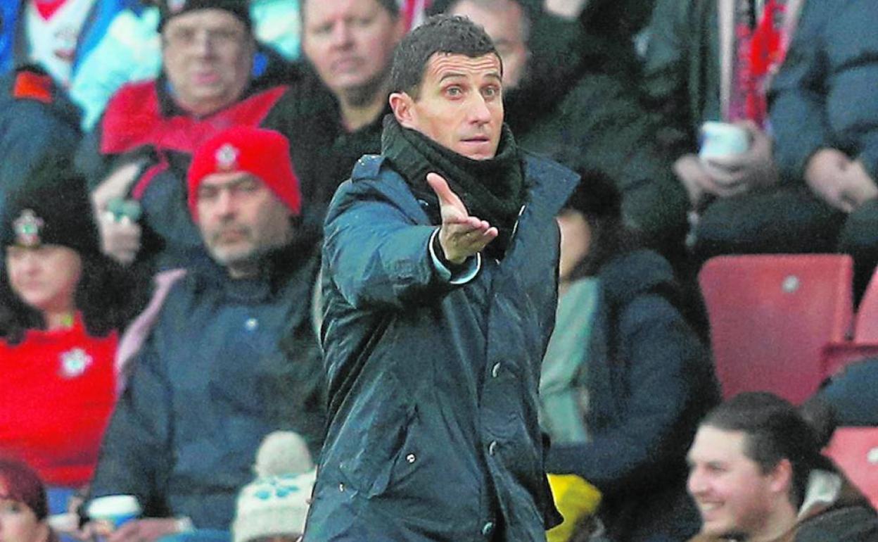 Javi Gracia. durante su etapa en el Watford.