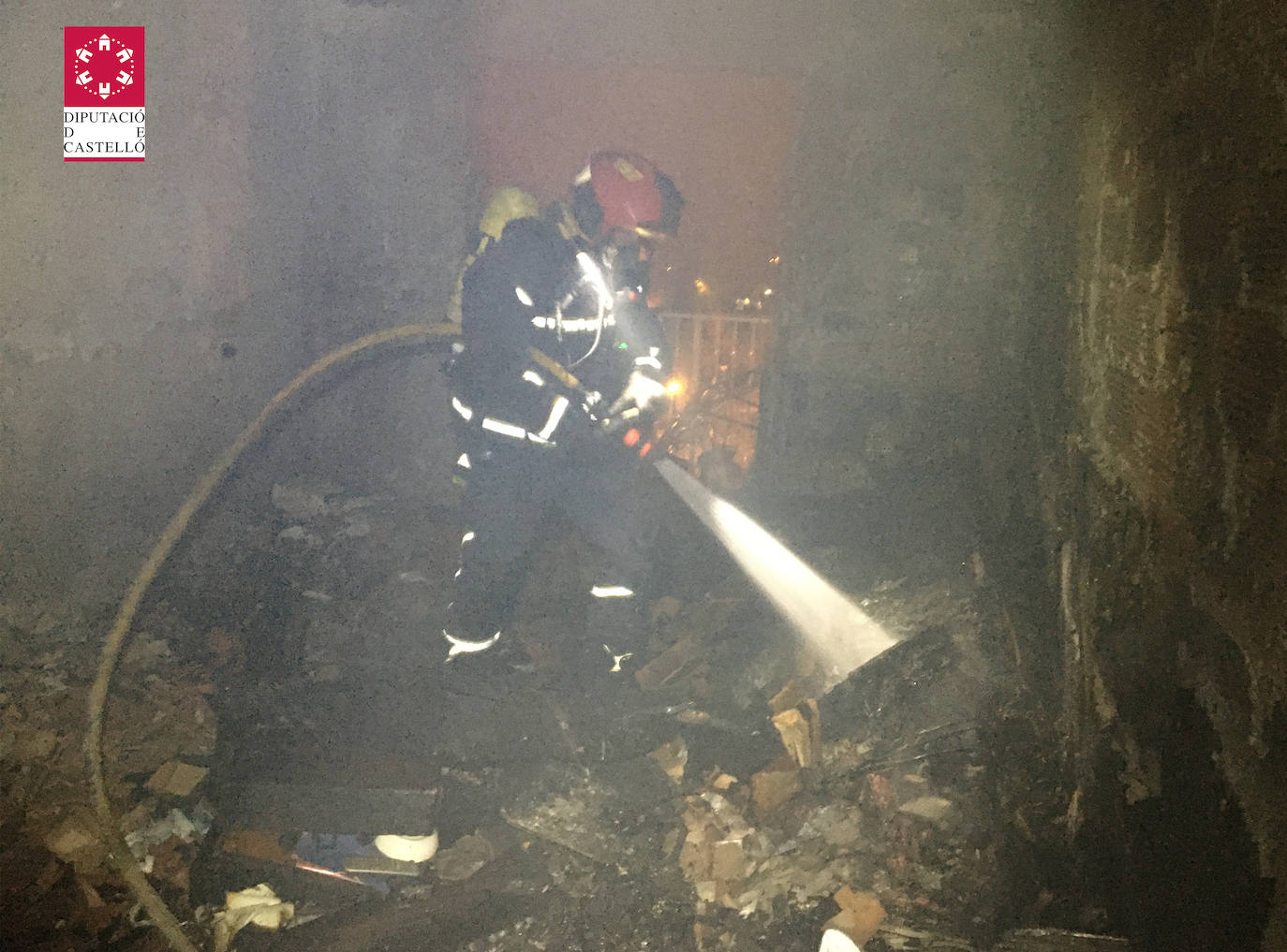 Fotos: Fallece una mujer en el incendio de una vivienda en Segorbe