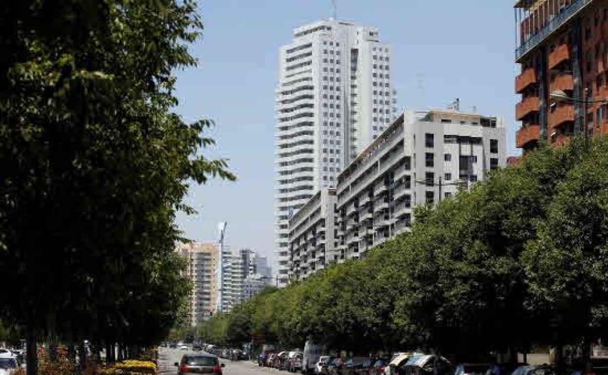 Zona de Valencia afectada por el apagón esta tarde 