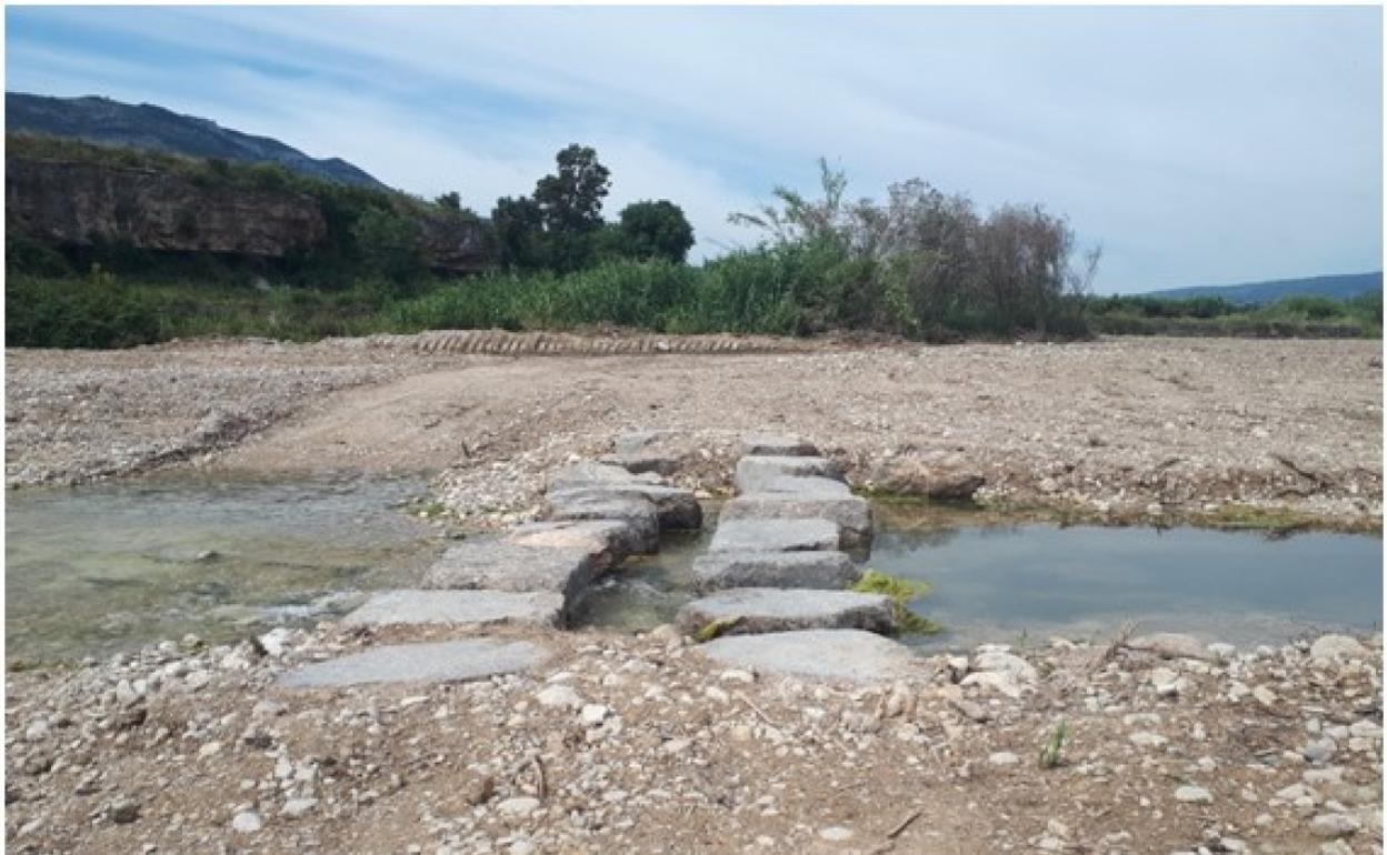 Situación en la que ha quedado el cauce del río tras su restauración. 