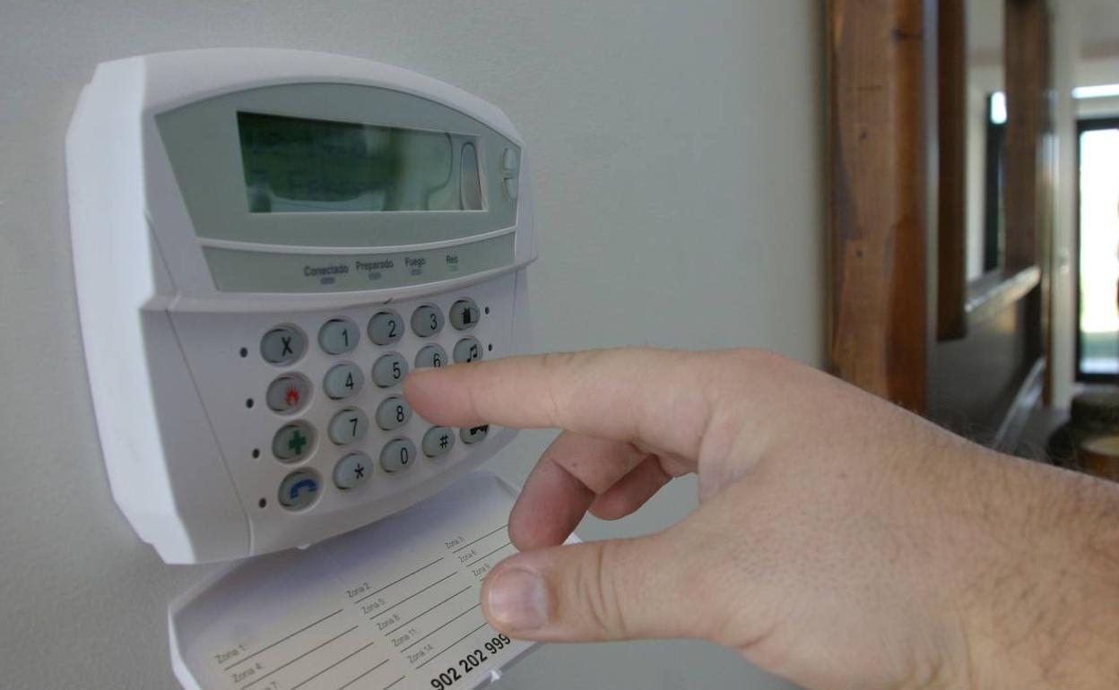 Alarma en una vivienda. 