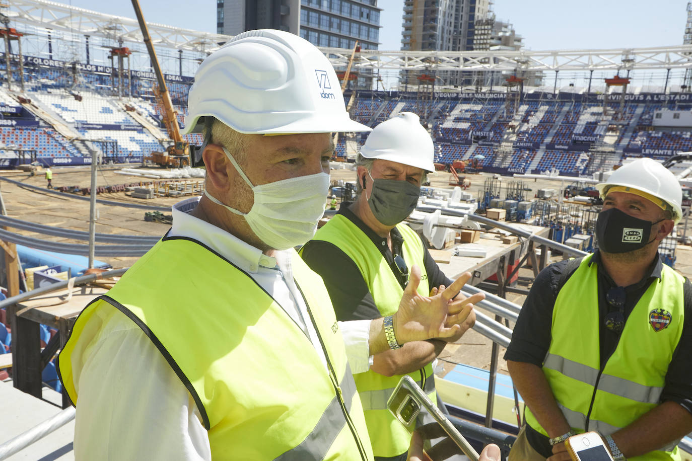 Fotos: Progresan las Obras de la cubierta del Ciutat de Valencia