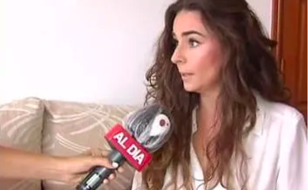 La protagonista del vídeo ha concedido una entrevista a «Cuatro al día'.