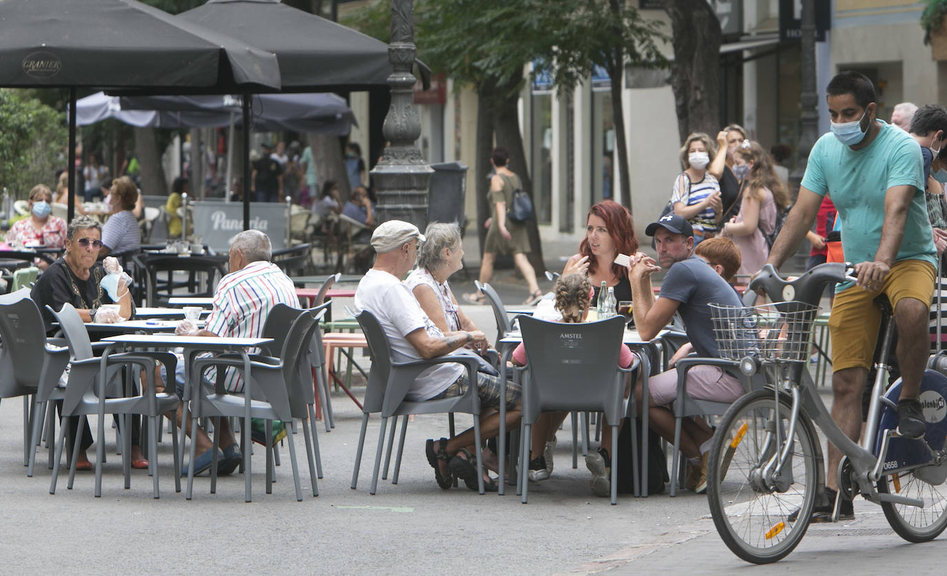 Fotos: Turistas en Valencia en un verano marcado por el Covid