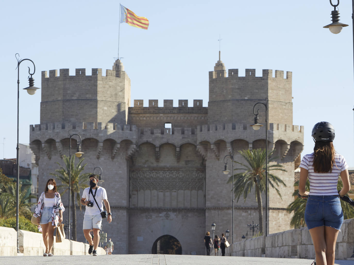 Fotos: Turistas en Valencia en un verano marcado por el Covid