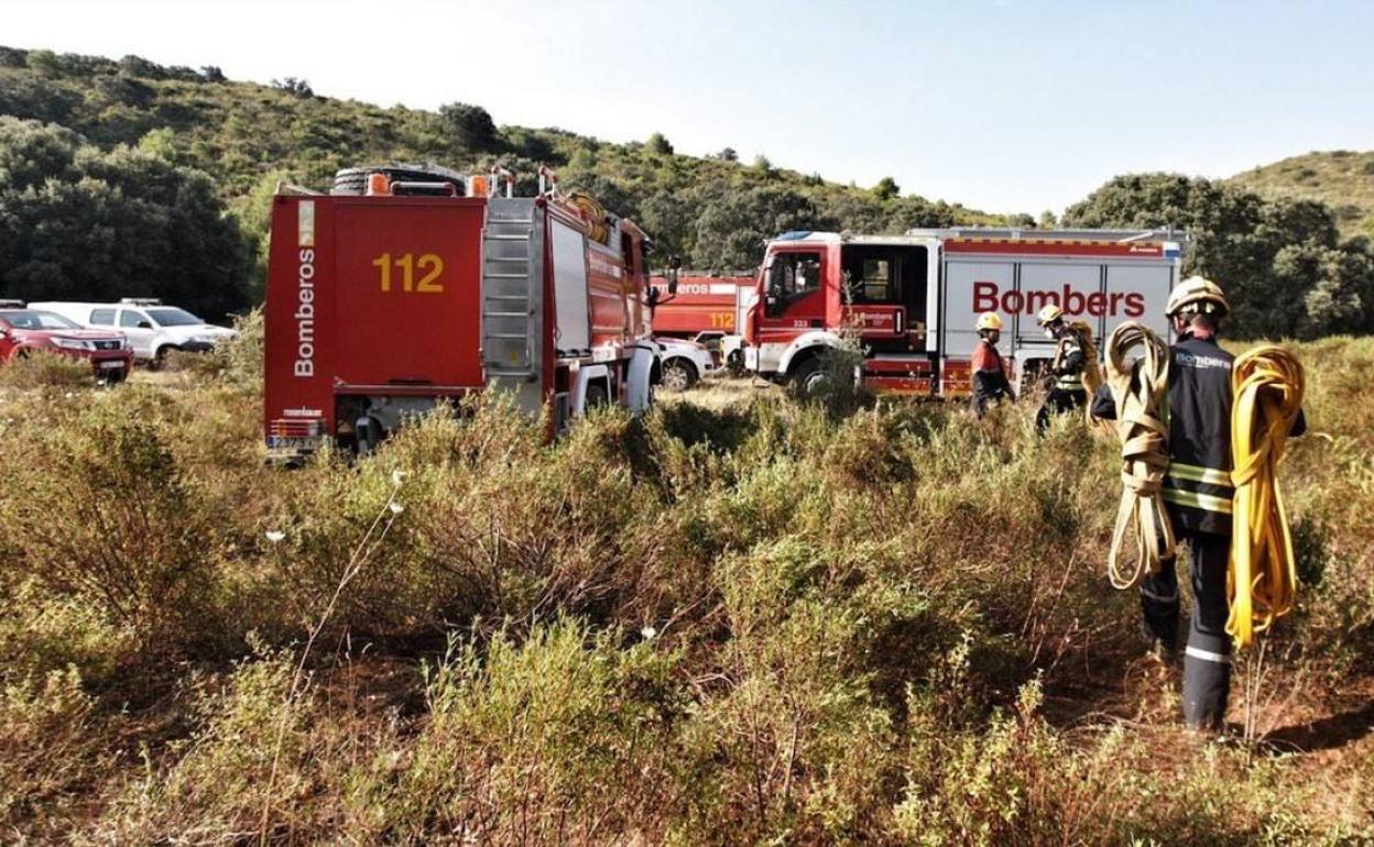 Bomberos del Consorcio Provincial de Alicante. 