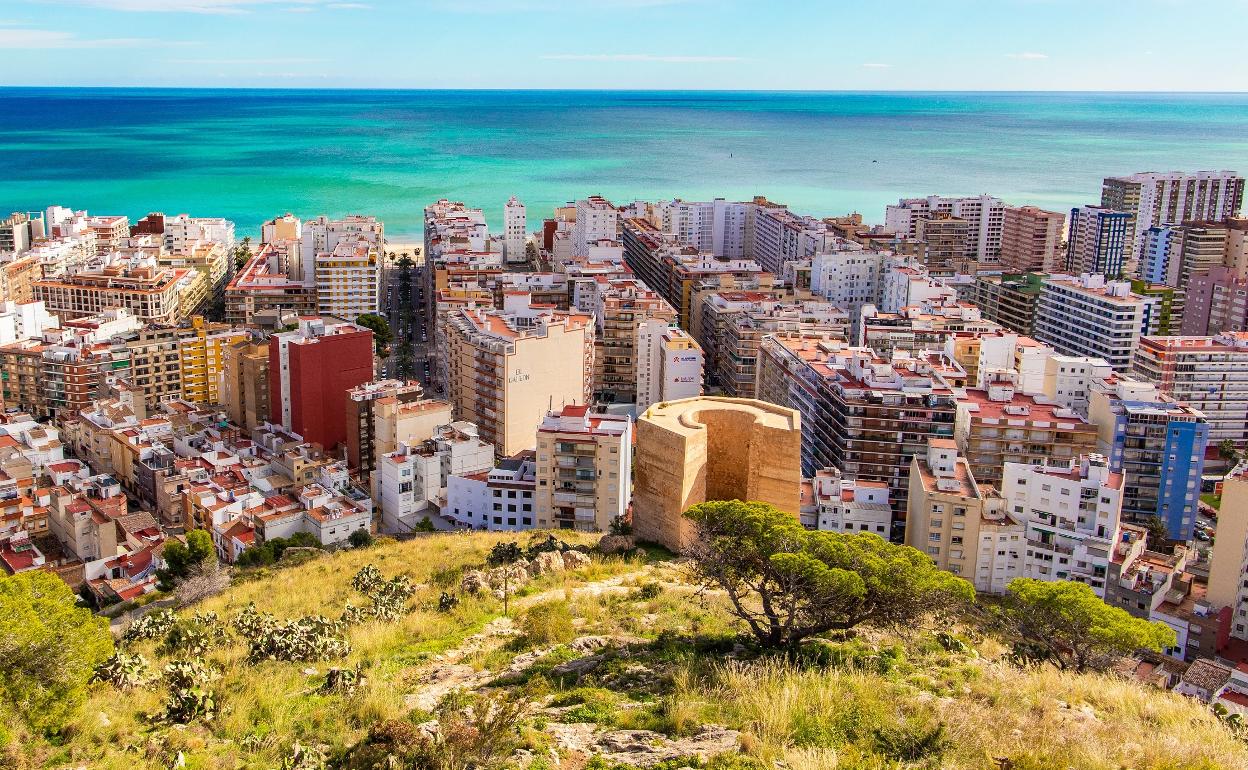 Vista panorámica de Cullera. 