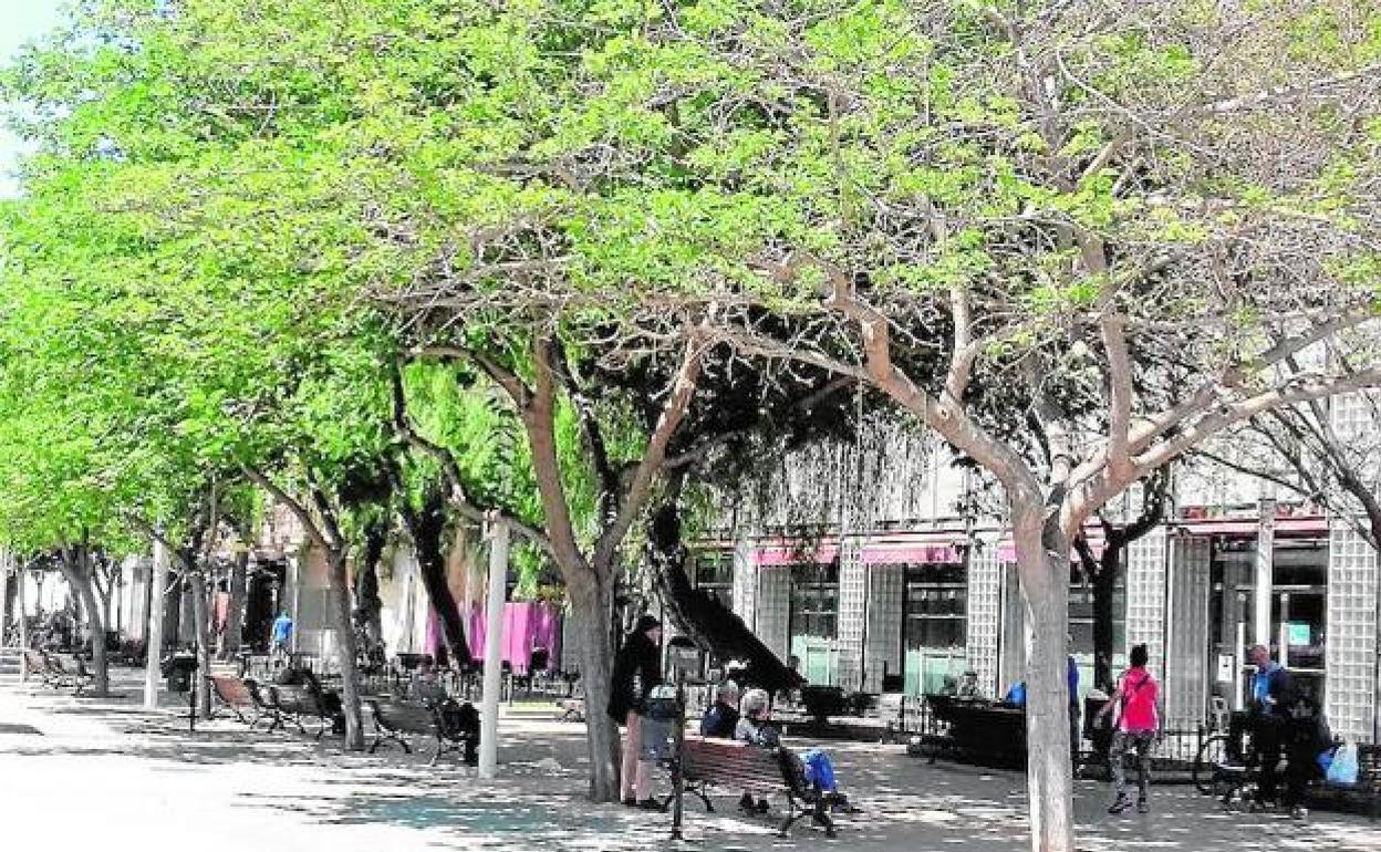 Una calle de Massamagrell. 