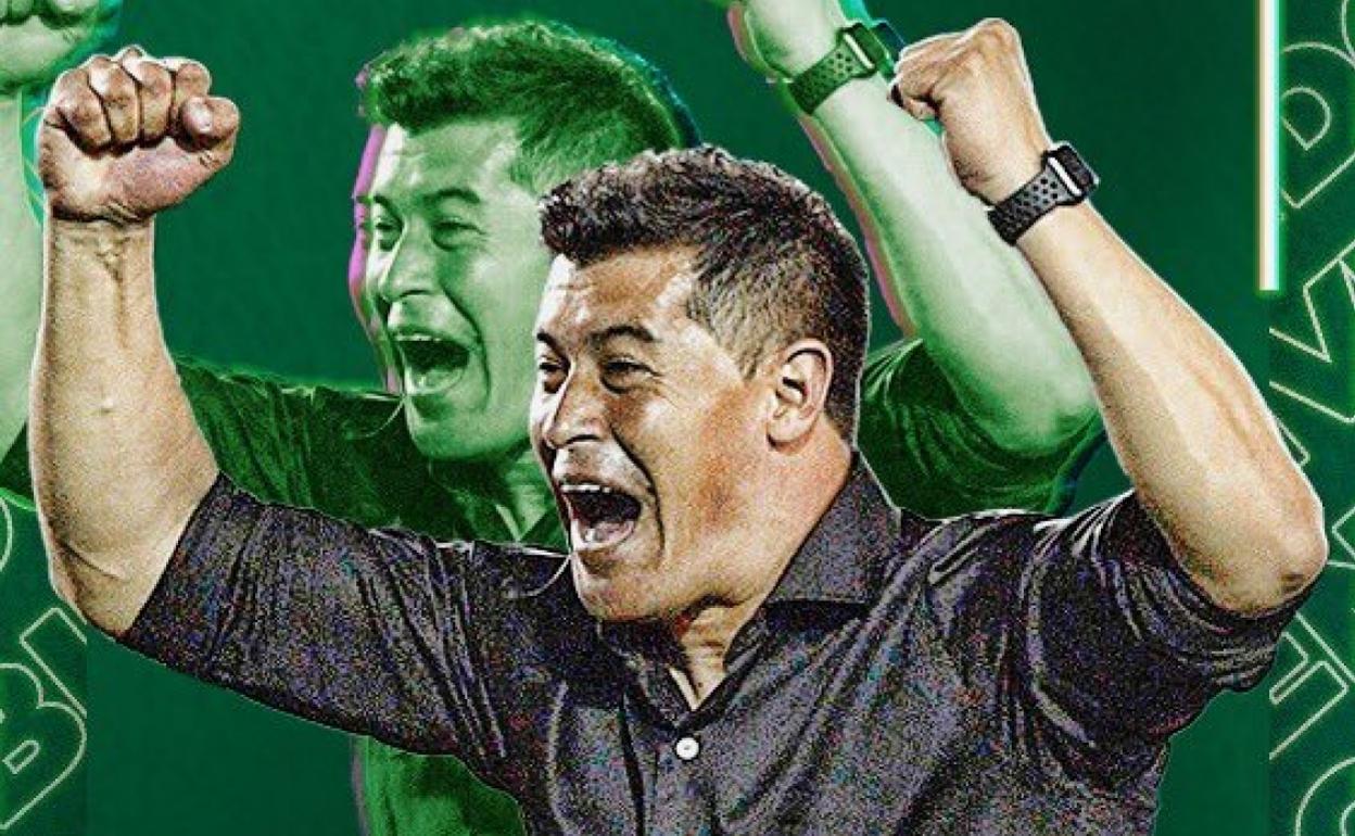 Imagen colgada por el club en sus redes sociales para anunciar el fichaje de Almirón. 