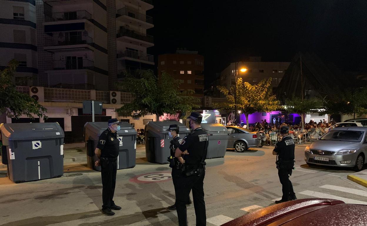 Dispositivo policial en la zona del Perelló. 