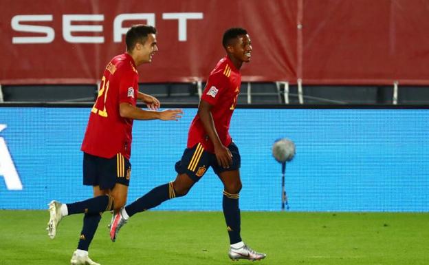 Ansu Fati, el goleador más joven en la historia de la selección