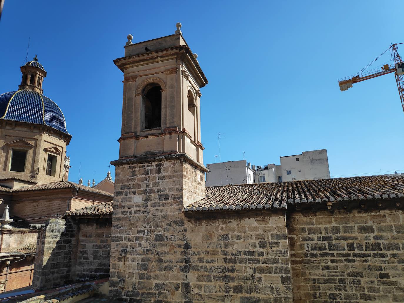 Antiguo campanario de la iglesia de San Juan del Hospital.