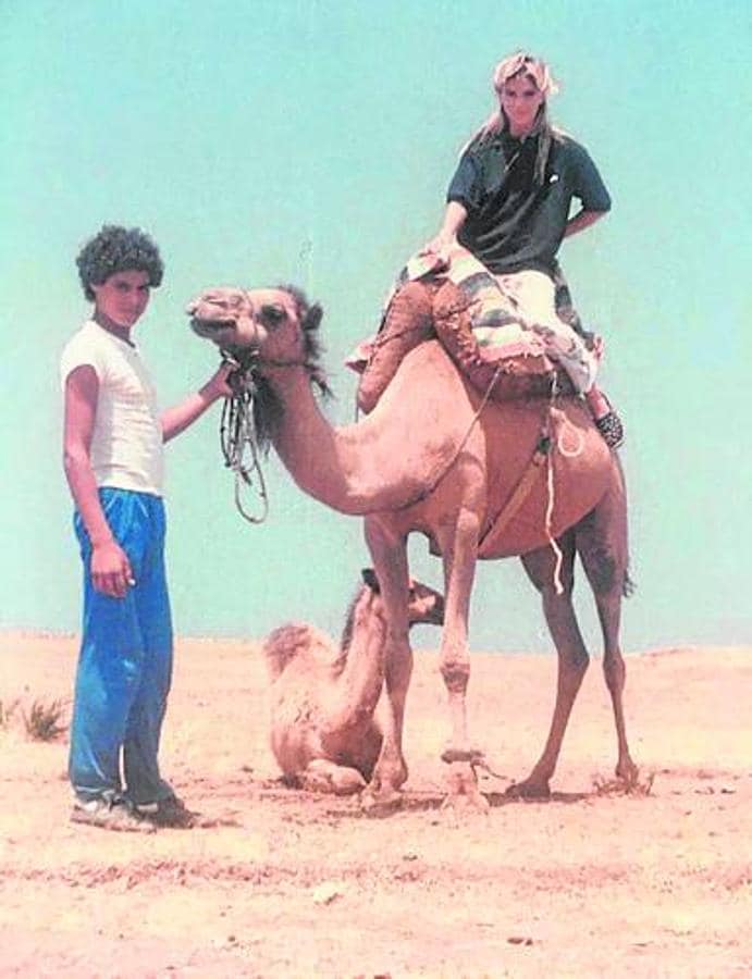 En Marrakech, en uno de los viajes con mis padres