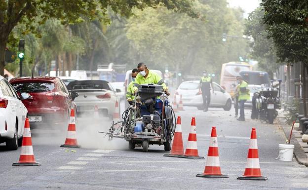 Comienzan las obras de un nuevo carril bici en Valencia