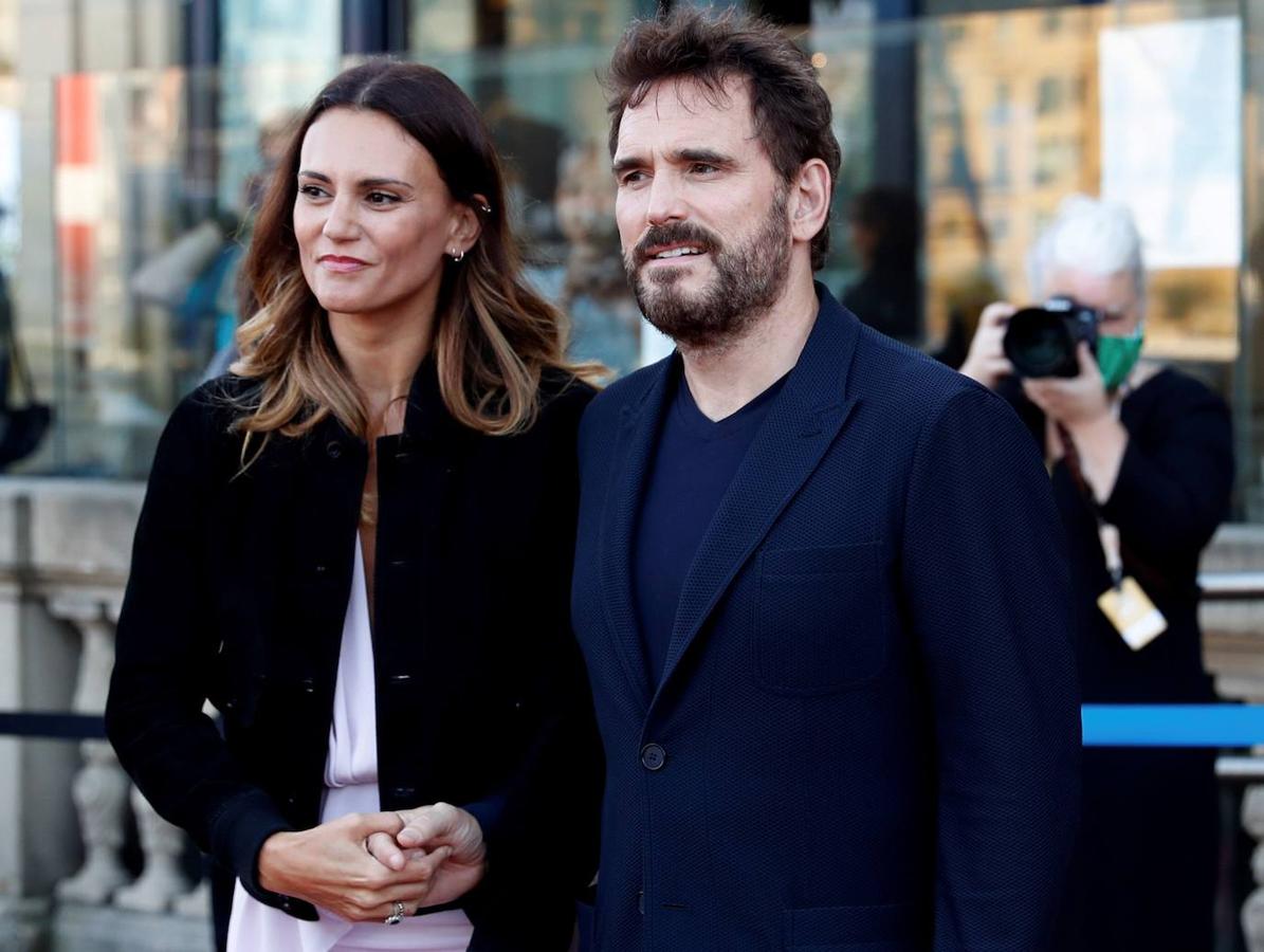 El actor estadounidense Matt Dillon, Premio Donostia en 2006, acompañado por su pareja, Roberta Mastromichele.