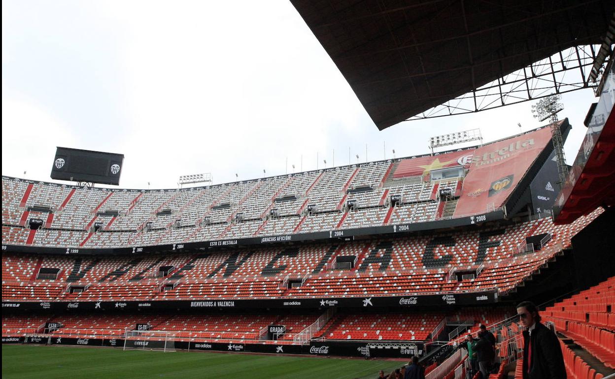 Grada de Mestalla. 