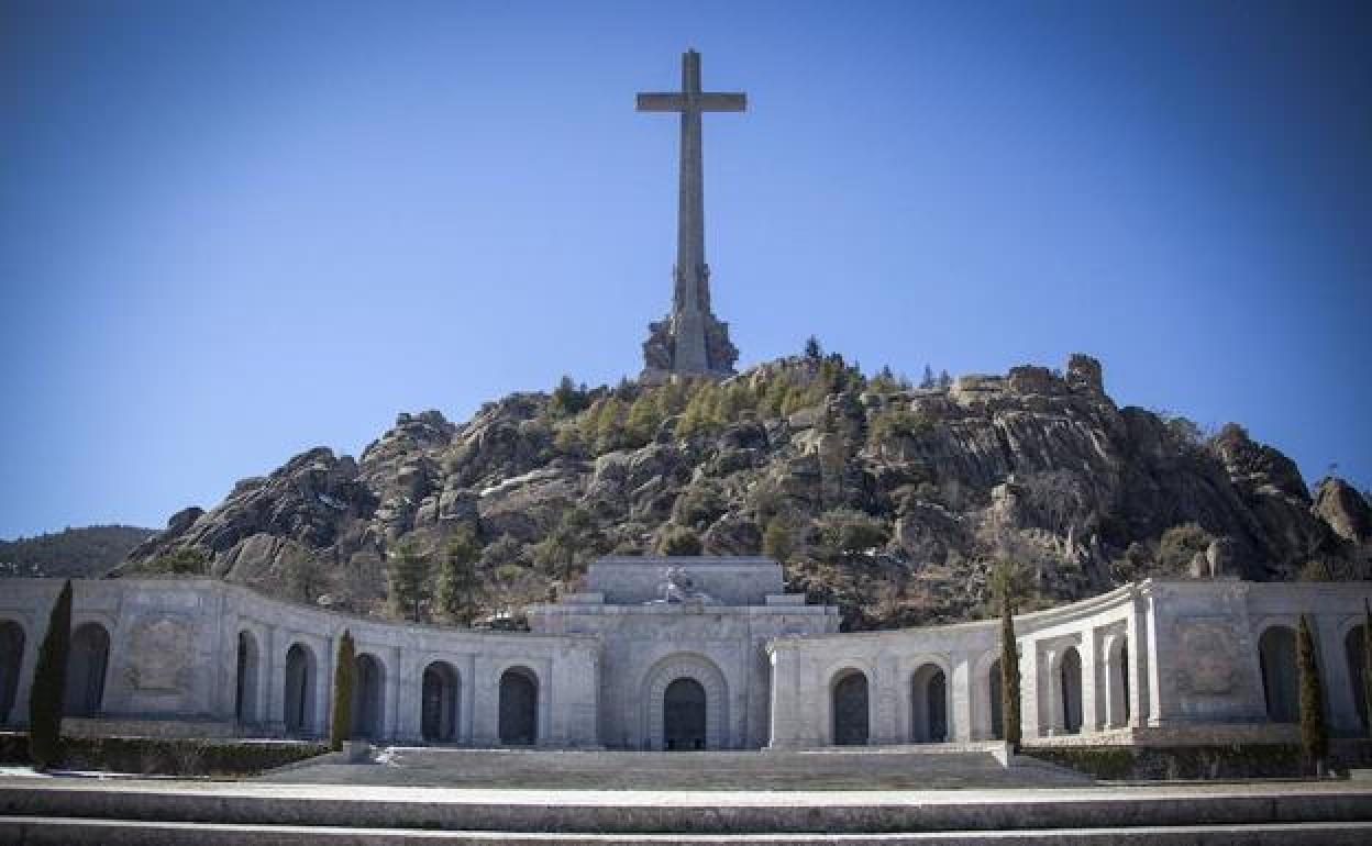 Una vista del Valle de los Caídos. 