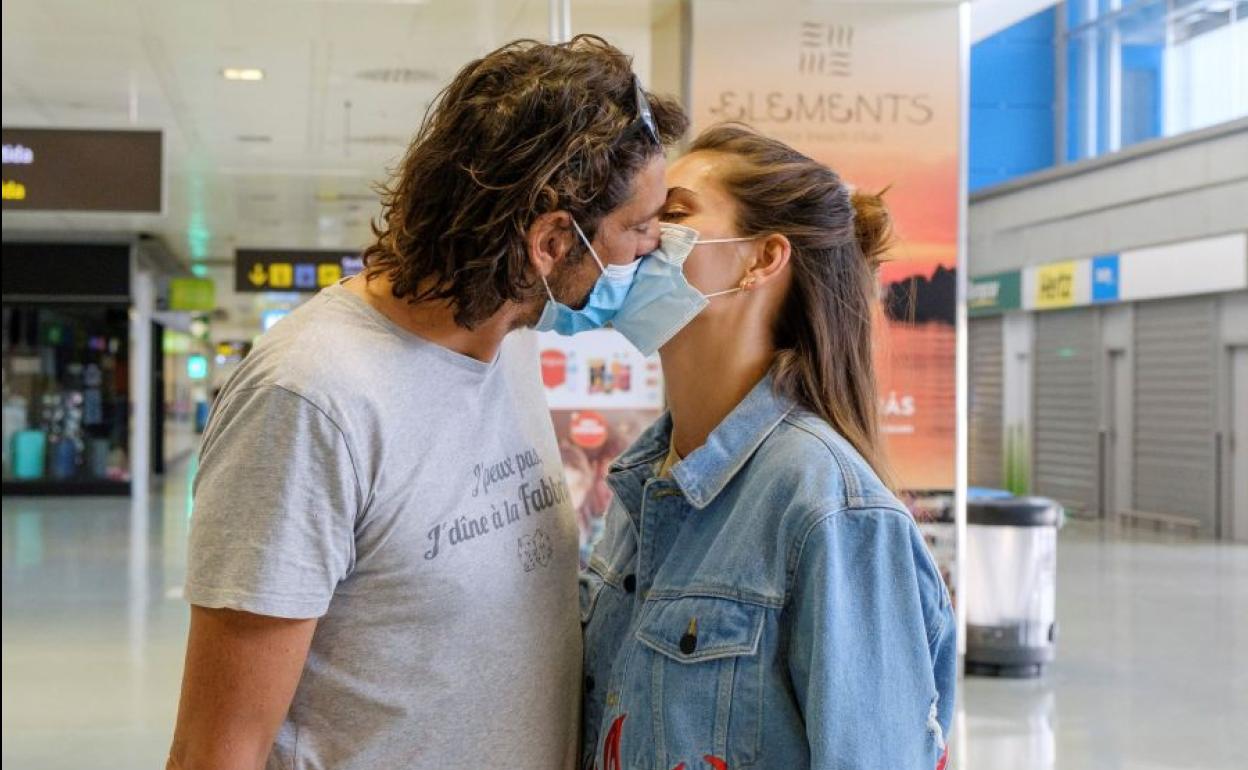 Llegada de turistas a un aeropuerto español este verano.