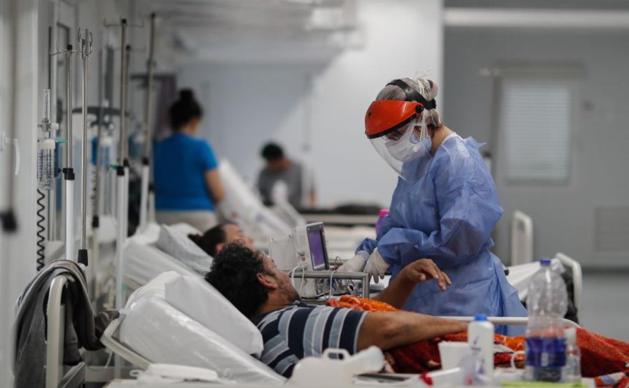 Atención hospitalaria durante la pandemia del coronavirus.