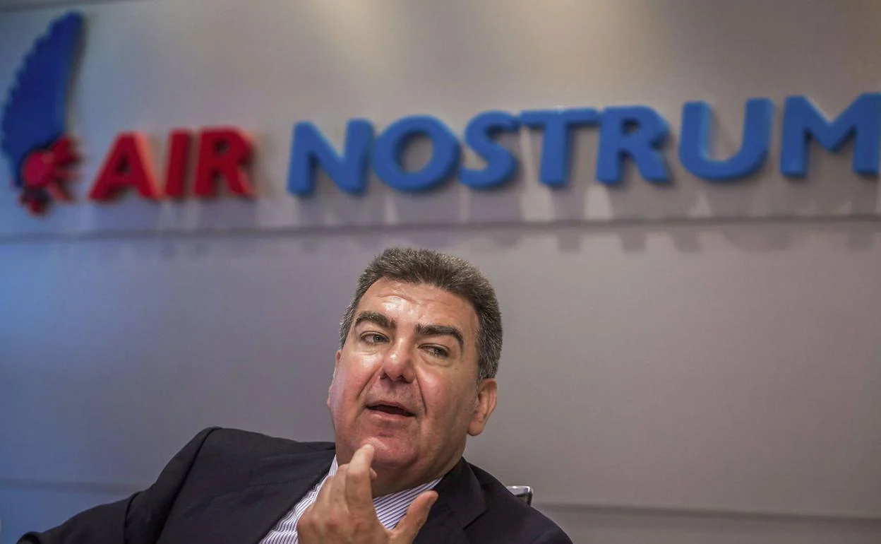 El presidente de Air Nostrum y presidente de ILSA, Carlos Bertomeu. 