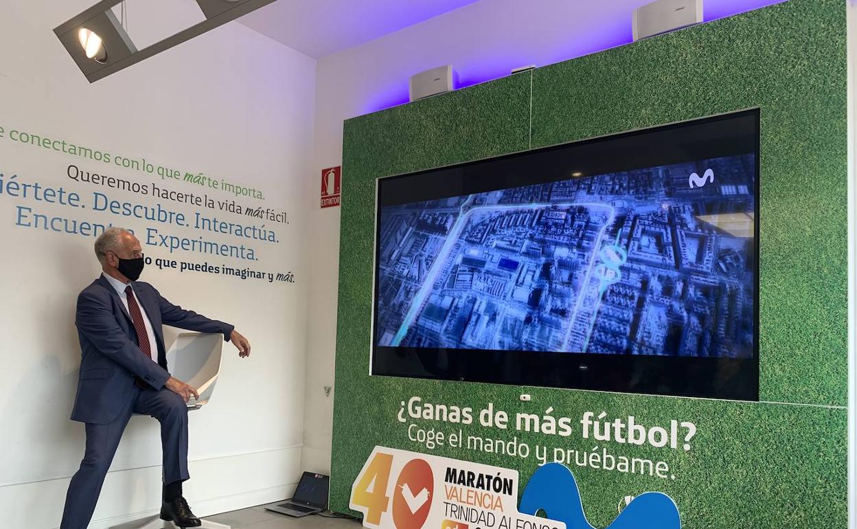 Paco Borao, durante la presentación. 